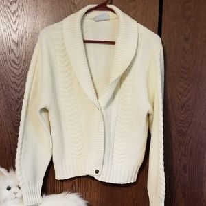 Vintage Avon Sweater beige cardigan